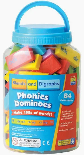 Phonics Dominoes Blends & Digraphs