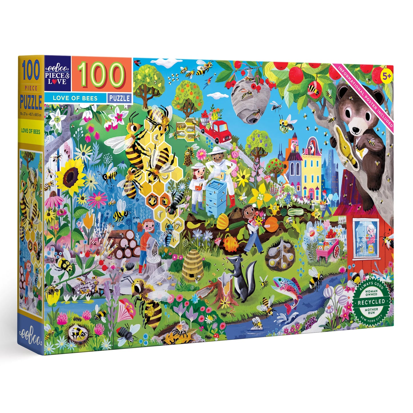 eeboo 100 piece puzzle