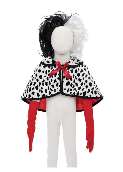Ella De Vil Cape, Gloves,Wig