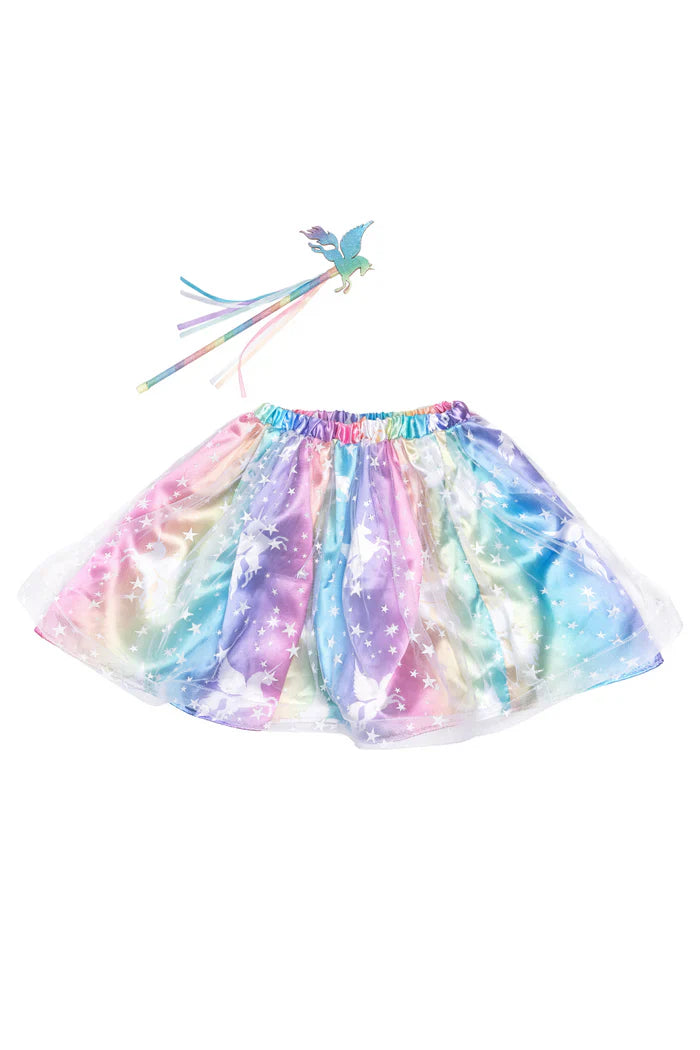Enchanted Unicorn Skirt & Wand Set 4-6yr
