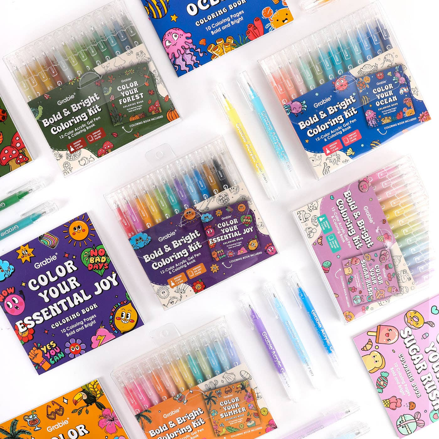Bold & Bright Coloring Kit