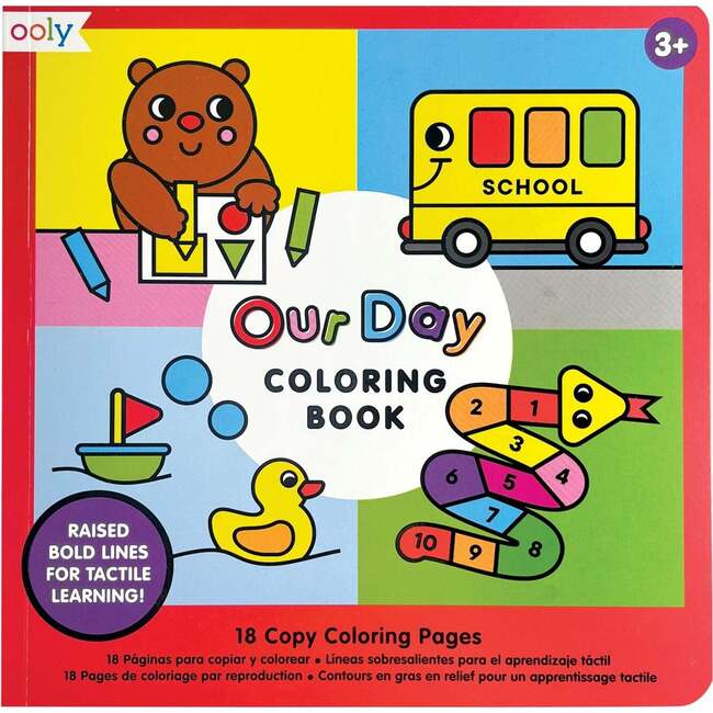 Copy Coloring Book: Our Day
