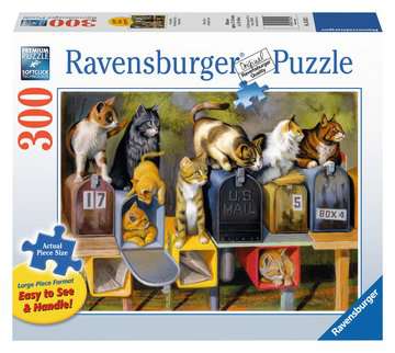 Cat Mail Puzzle Large Format (300pc)