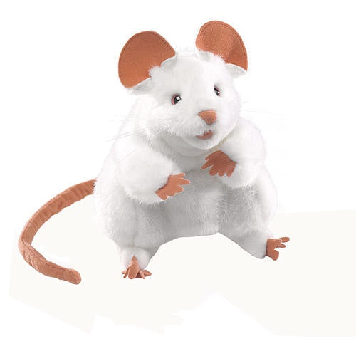 White Mouse Puppet