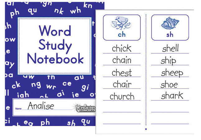 Primary Concepts Writing Notebooks