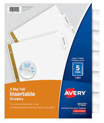 Avery Regular Dividers