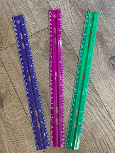 12" Plastic Ruler