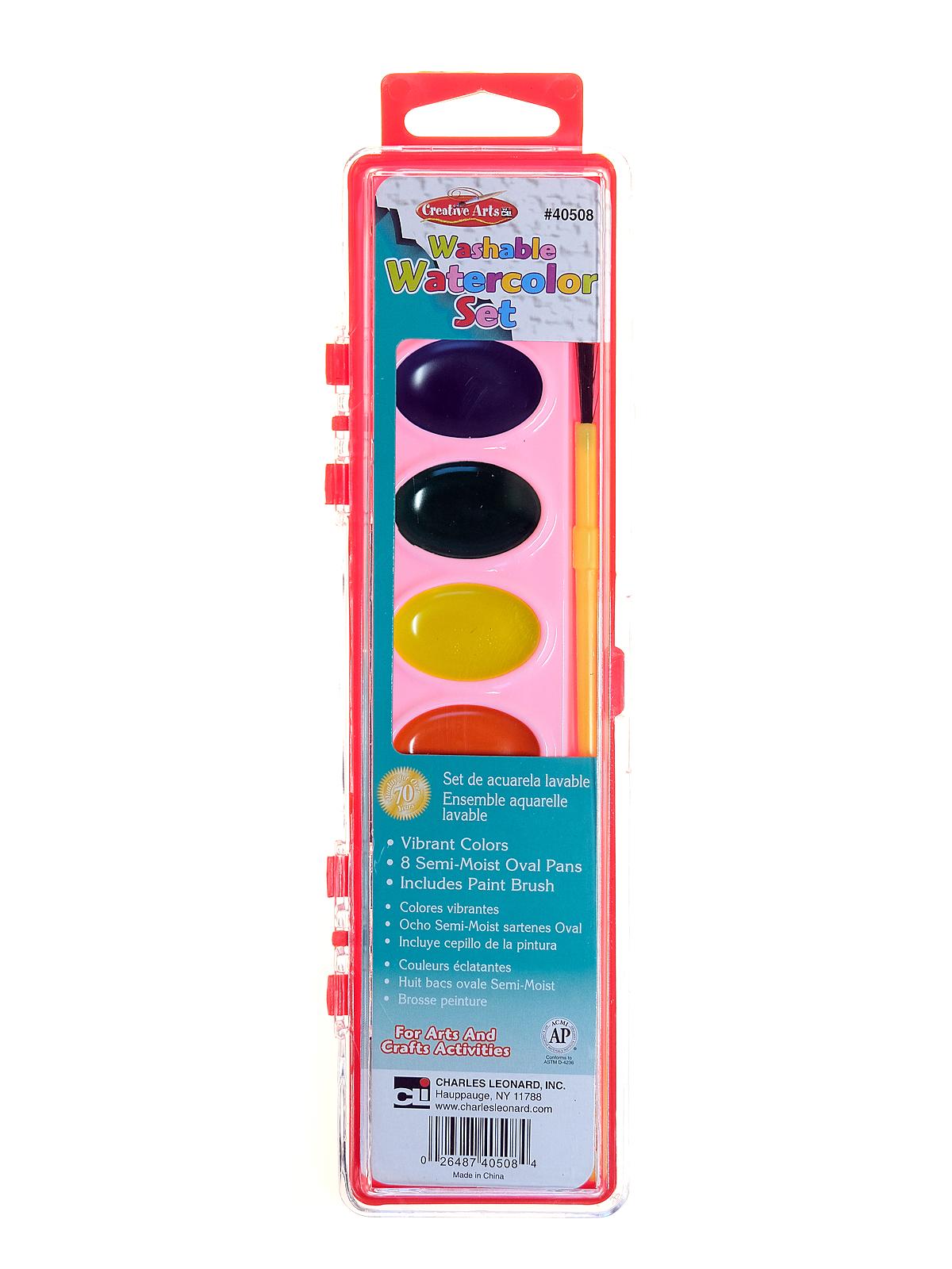 8 Color Watercolor Paint Set
