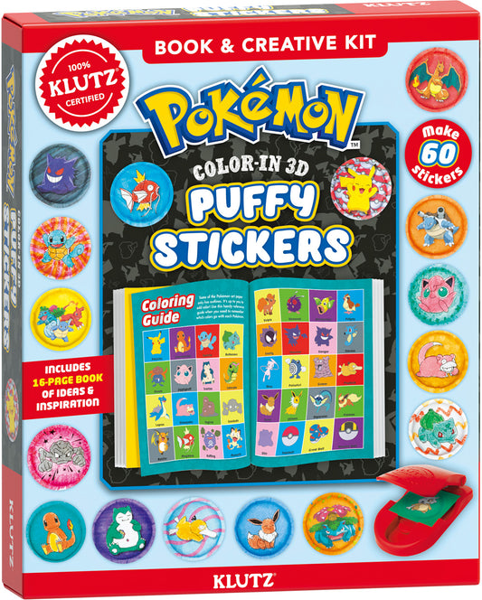 Klutz Pokemon Color-In 3D Stickers