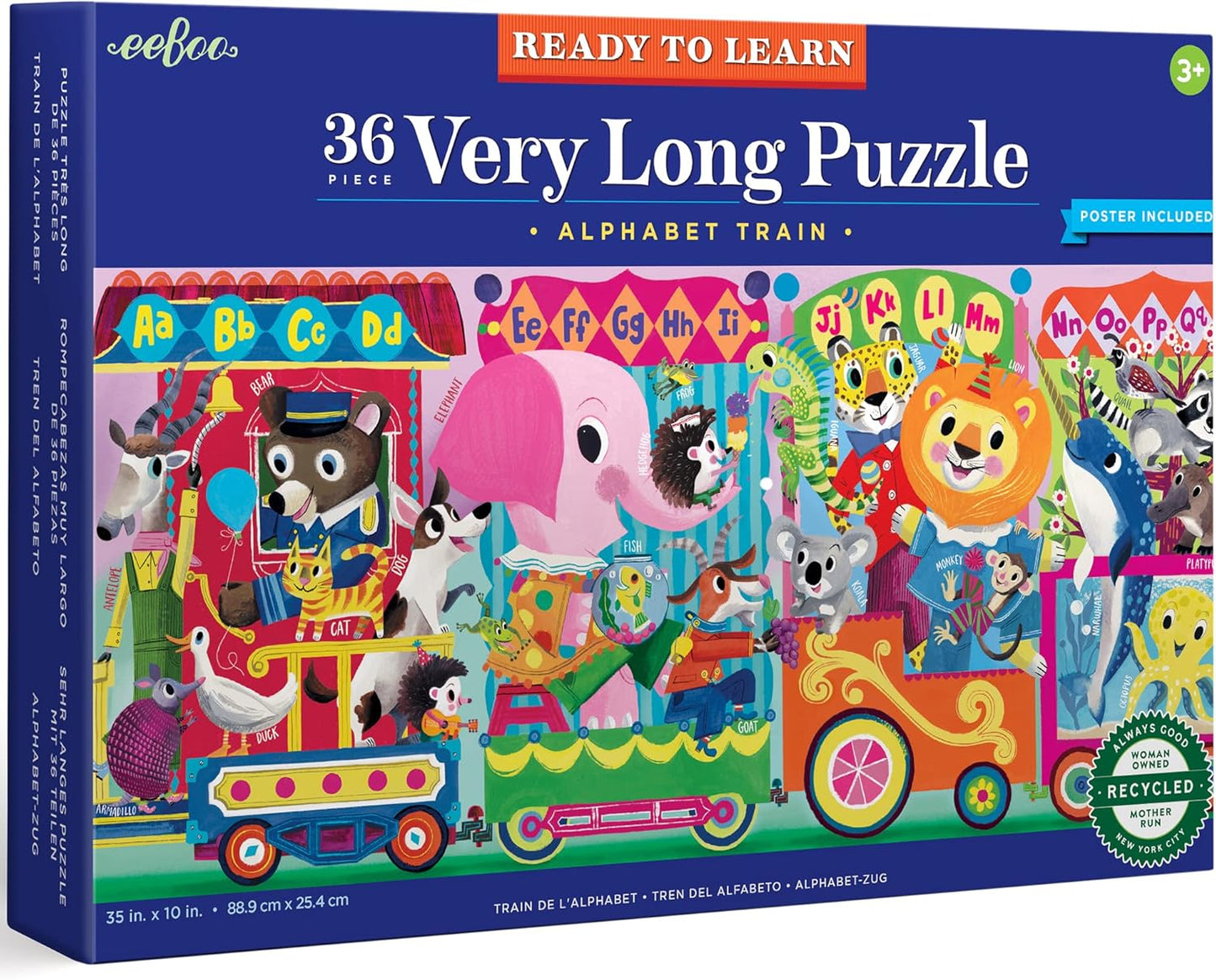 Eeboo 36pc. Long Puzzle