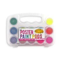 Neon and Glitter Poster Paint Pods (s/12)