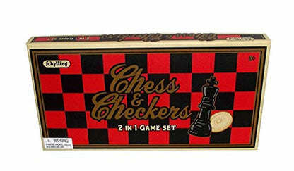 2 in 1 Chess & Checkers