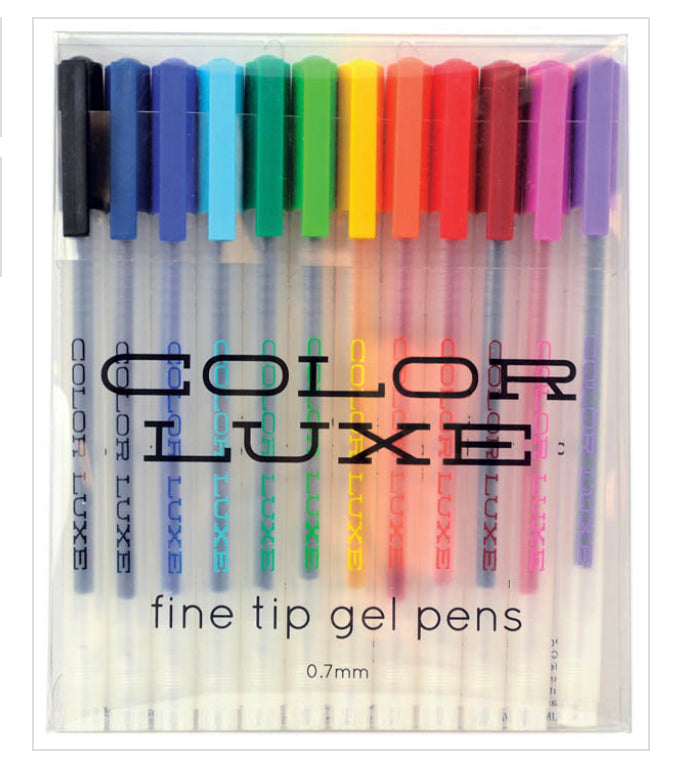 Color Luxe Gel Pens S/12