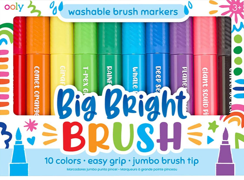 Big Bright Brush Markers