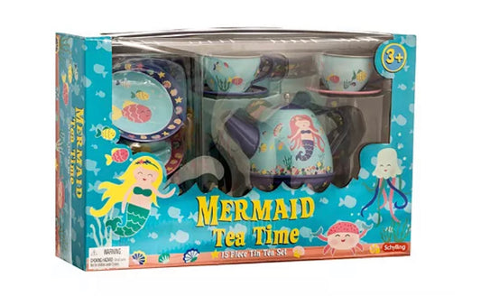 Mermaid Tin Tea Set