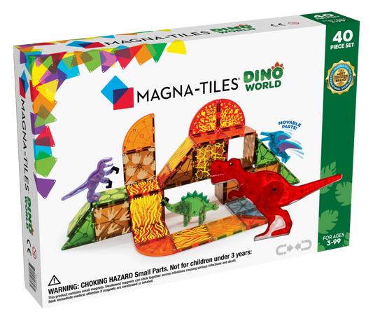 Magna-Tiles Dino World 40pc