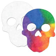 Color Diffusing Sugar Skulls