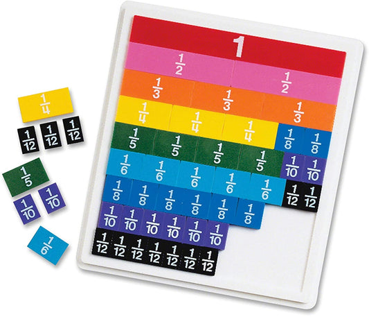 Rainbow Fraction Tiles