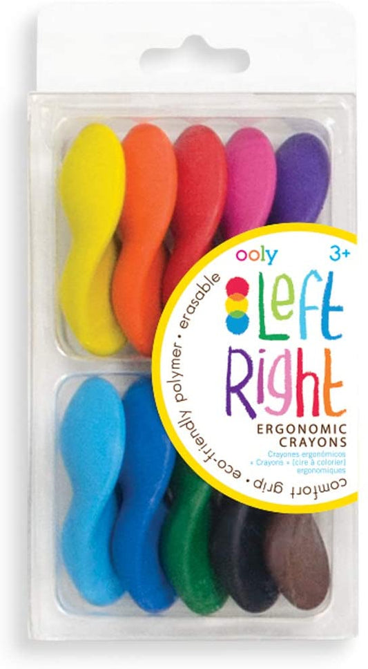 Left Right Crayons