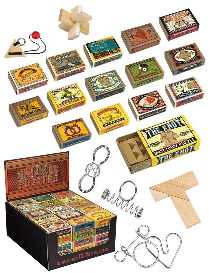 Matchbox Puzzle Games Asst.