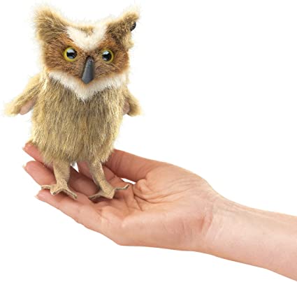 Great Horned Owl Mini Puppet